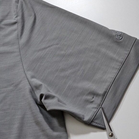 Callaway Polo Shirt Mens XL Gray Buttons Performance SS Subaru Logo Opti Dri - Picture 15 of 16